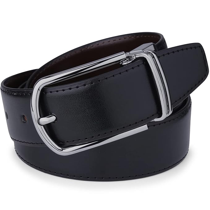 Reversible PU belt dual-color view 1
